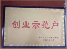 創(chuàng)業(yè)示范戶(hù)